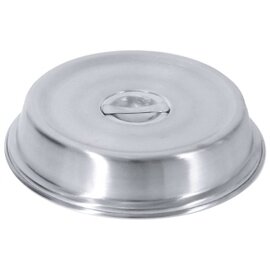 Tellerglocke Edelstahl  H 45 mm Teller-Ø maximal 229 mm | Steggriff Produktbild