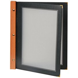 Speisekartenmappe DIN A4 schwarz Produktbild