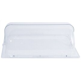 GN-Rolltop Abdeckhaube  • GN 1/1 Polycarbonat klar transparent  L 540 mm  x 335 mm  H 190 mm Produktbild