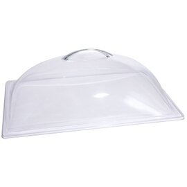 GN-Kuppelhaube  • GN 1/1 Polycarbonat klar transparent  L 540 mm  x 333 mm  H 160 mm | verchromter Griff Produktbild