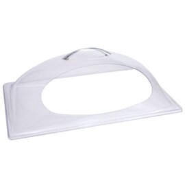 GN-Kuppelhaube  • GN 1/1 Polycarbonat klar transparent  L 540 mm  x 333 mm  H 160 mm Produktbild