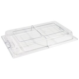 GN-Buffethaube  • Gastronorm Polycarbonat klar transparent  L 540 mm  x 335 mm  H 70 mm Produktbild