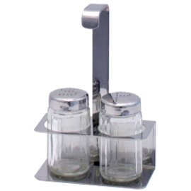 Menage • Salz | Pfeffer Glas Edelstahl H 150 mm Produktbild 0 L