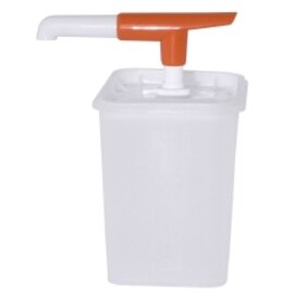 Dispenser weiß orange 3 ltr  L 170 mm  H 350 mm Produktbild