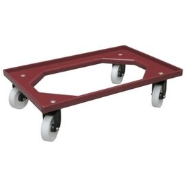 2559/600 Rollwagen für Behälter aus ABS-Kunststoff, mit 4 Lenkrollen, Traglast 250 kg, für Normbehälter 60 x 40 cm, L x B x H: 62 x 42 x 15 cm Produktbild