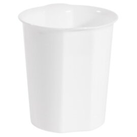 Tischabfallbehälter 1,25 ltr Kunststoff weiß Ø 215  H 150 mm Produktbild