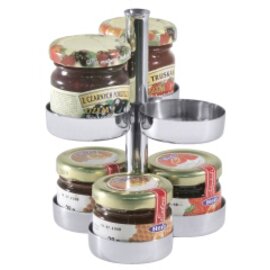 Marmeladen-Etagere | Honig-Etagere Edelstahl | 3 Ablageflächen  Ø 100 mm  H 140 mm Produktbild