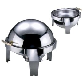 Roll Top Chafing Dish rolltop deckel 6,8 ltr  Ø 470 mm  H 440 mm Produktbild