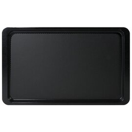Norm-Tablett EN 1/1 Fiberglas schwarz rechteckig | 530 mm  x 370 mm Produktbild