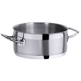 Bratentopf  KG 2200 PROFESSIONAL 5 ltr Edelstahl 0,8 mm  Ø 240 mm  H 120 mm  | Kaltgriffe Produktbild