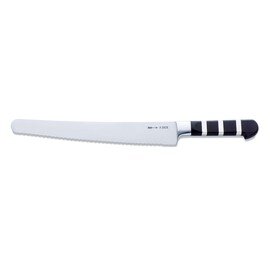 Universalmesser 1905 runde Spitze geschmiedet Wellenschliff  | massive Zwingen | schwarz | Klingenlänge 26 cm Produktbild