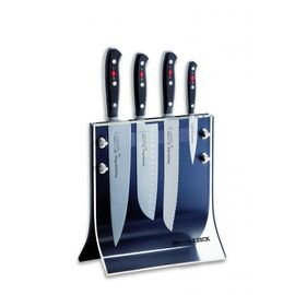 Messerblock 4KNIVES PREMIER PLUS Acryl magnetisch mit 4 Messern Produktbild