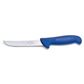 Ausbeinmesser ERGOGRIP blau  | gerade Klinge skandinavische Form | steif  | glatter Schliff  | Klingenlänge 18 cm Produktbild