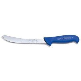 Sortiermesser ERGOGRIP blau schmal  | gebogene Klinge  | glatter Schliff  | Klingenlänge 21 cm Produktbild