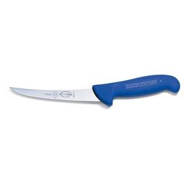 Ausbeinmesser ERGOGRIP blau  | gebogene Klinge | semi-flexibel  | glatter Schliff  | Klingenlänge 13 cm Produktbild