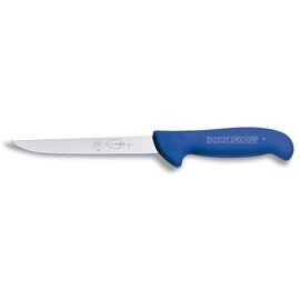 Ausbeinmesser ERGOGRIP blau  | gerade Klinge | steif  | glatter Schliff  | Klingenlänge 13 cm Produktbild