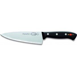 Kochmesser SUPERIOR glatter Schliff  | genietet | schwarz | Klingenlänge 16 cm Produktbild