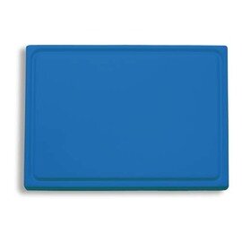 Schneidbrett Kunststoff  • blau mit Saftrille | 325 mm  x 265 mm  H 20 mm Produktbild