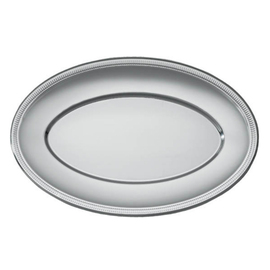 Servierplatte silberfarben oval | 450 mm | Einweg Produktbild