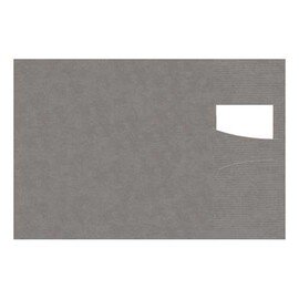 Tischset Duetto® Papier grau kompostierbar 430 mm 330 mm Produktbild