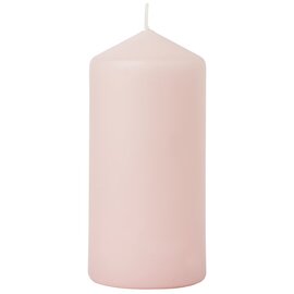 Stumpenkerzen rosa rund  Ø 70 mm  H 150 mm | Brenndauer 50 Stunden | 2 x 6 Stück Produktbild
