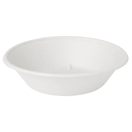 Salatschale ecoecho® weiß 800 ml Bagasse Ø 194 mm H 48 mm Produktbild