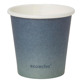 Kaffeebecher URBAN ecoecho® Einweg 80 ml PAP/PLA bedruckt 100% kompostierbar Produktbild