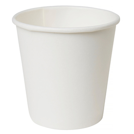 Kaffeebecher ecoecho® Einweg 120 ml PAP/PLA weiß 100% kompostierba Produktbild
