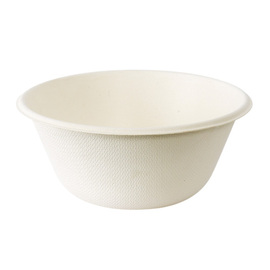 Schale Bagasse weiß rund 250 ml Ø 116 mm H 50 mm Produktbild