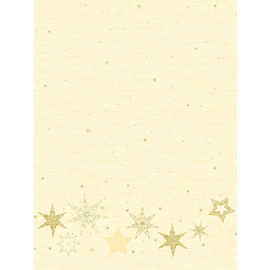 Tischdecke Motiv STAR STORIES CREAM Einweg 8 x 3 Stück | 1,18 m  x 1,6 m Produktbild