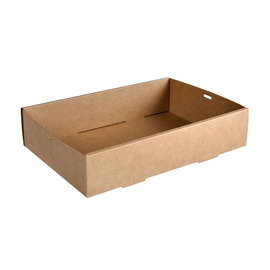 Catering-Tray GLANCE 7,2 ltr Karton braun | 359 mm x 252 mm H 80 mm Produktbild
