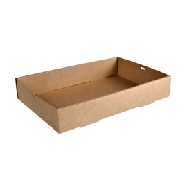 Catering-Tray GLANCE 11,16 ltr Karton braun | 450 mm x 310 mm H 60 mm Produktbild
