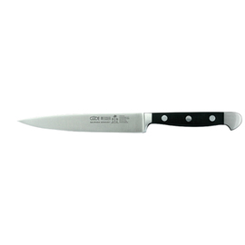 Zubereitungsmesser ALPHA Messerstahl | schwarz | Klingenlänge 16 cm Produktbild