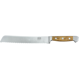 Brotmesser ALPHA OLIVE Messerstahl Wellenschliff | Klingenlänge 21 cm Produktbild