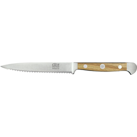 Tomatenmesser ALPHA OLIVE Messerstahl Wellenschliff | Klingenlänge 13 cm Produktbild