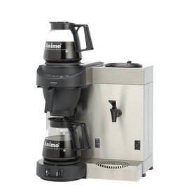 Kaffeemaschine mit Heißwasserkocher M200W schwarz | 230 Volt 3350 Watt Produktbild
