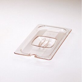 Harter Deckel GN 1/6 Polycarbonat transparent | Löffelaussparung Produktbild