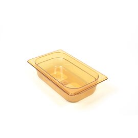 Gastronorm-Schalen GN 1/4  x 150 mm Kunststoff bernsteinfarben Produktbild