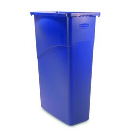 Abfallbehälter 87 ltr Kunststoff blau  L 508 mm  B 279 mm  H 762 mm Produktbild