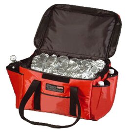 Speisen-Transporttasche rot  • isoliert  | 301 mm  x 304 mm  H 304 mm Produktbild