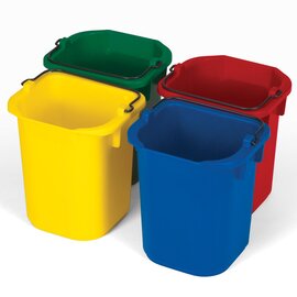 FG9T83010000 Farbcodierte Eimer, Satz aus 4 Farben, 5L, 19 x 23,5 x 21,6 cm Produktbild