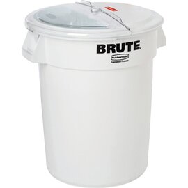 Container mit Deckel  • weiß  • rund  | 76 ltr  H 581 mm Produktbild