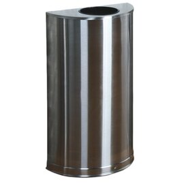 Abfallbehälter DESIGNER LINE 45 ltr Edelstahl Einwurföffnung oben  L 458 mm  B 229 mm  H 813 mm Produktbild
