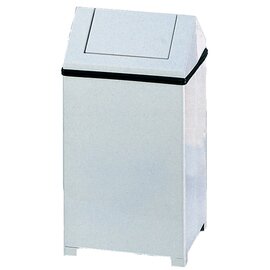 Abfallbehälter "Waste Master", 60 L, mit 40 L Kunststoffeinsatz,  pulverbeschichtet, weiß Produktbild