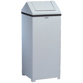 Abfallbehälter "Waste Master", 90 L, mit Abfallsackhalter,  pulverbeschichtet, weiß Produktbild