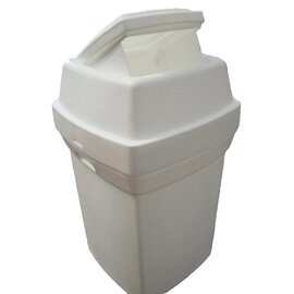 Windel Abfallbehälter NAP2 65 ltr Kunststoff grau  L 410 mm  B 410 mm  H 710 mm Produktbild