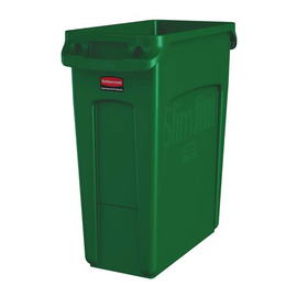 Abfallbehälter 60 ltr Kunststoff grün Produktbild