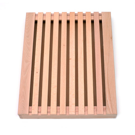 Brot-Schneidebrett Buche | 480 mm  x 380 mm Produktbild