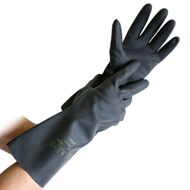 Chemikalienschutzhandschuhe ANTIACIDO S schwarz 330 mm Produktbild