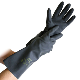 Chemikalienschutzhandschuhe ANTIACIDO S schwarz 330 mm Produktbild